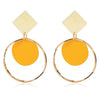 X&P Women's Fine Fashion Elegant Style Heart Shape Geometric Drop Earrings - Divine Inspiration Styles