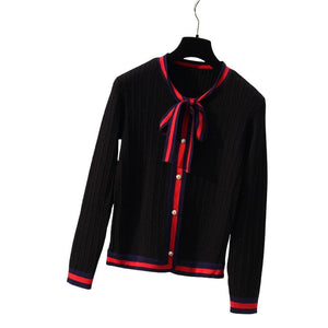 GRACE Design Women's Elegant Fashion Knitted Cable Cardigan Sweater Jacket - Divine Inspiration Styles