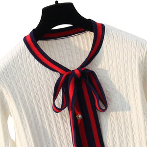 GRACE Design Women's Elegant Fashion Knitted Cable Cardigan Sweater Jacket - Divine Inspiration Styles