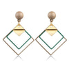 X&P Women's Fine Fashion Elegant Style Heart Shape Geometric Drop Earrings - Divine Inspiration Styles