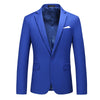 CGSUITS Men's Fashion Luxury Style Solid Color Design Premium Quality Sky Blue Blazer Suit Jacket