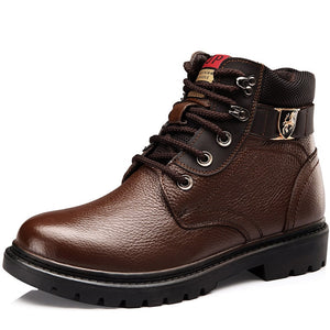 BRJING Men's Fashion Genuine Leather Premium Top Quality Boot Shoes - Divine Inspiration Styles
