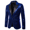 PARKLEES Men's Fashion Premium Quality Shiny Black Gold Silver Sequin Glitter Fancy Embellished Blazer Jacket - Divine Inspiration Styles
