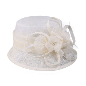 FS Women's Fine Fashion Elegant Flower Luxury Style Cocktail & Special Events Celebration Hat - Divine Inspiration Styles