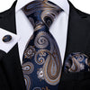 DBG VIP Design Collection Men's Fashion Luxury Royal Blue 100% Premium Quality Silk Tie Set - Divine Inspiration Styles