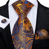 DBG VIP Design Collection Men's Fashion Luxury Purple Red Blue 100% Premium Quality Silk Tie Set - Divine Inspiration Styles
