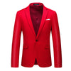 CGSUITS Men's Fashion Luxury Style Solid Color Design Premium Quality Yellow Blazer Suit Jacket