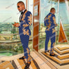 KINGSTON SUITS Men's Fashion Formal 2-Piece Tuxedo (Jacket + Pants) White Suit Set