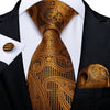 DBG VIP Design Collection Men's Fashion Luxury Purple Red Blue 100% Premium Quality Silk Tie Set - Divine Inspiration Styles
