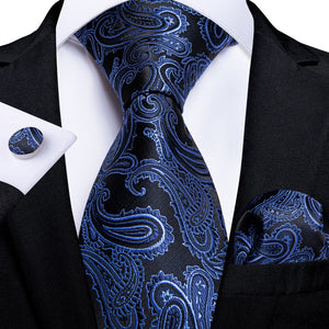 DBG VIP Design Collection Men's Fashion Luxury Purple Red Blue 100% Premium Quality Silk Tie Set - Divine Inspiration Styles