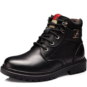 BRJING Men's Fashion Genuine Leather Premium Top Quality Boot Shoes - Divine Inspiration Styles