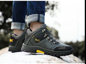 YITU Men's Sports Fashion Premium High Quality Outdoors Sports Sneaker Boot Shoes With Plush - Divine Inspiration Styles