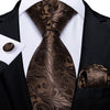 DBG VIP Design Collection Men's Fashion Luxury Purple Red Blue 100% Premium Quality Silk Tie Set - Divine Inspiration Styles