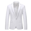 CGSUITS Men's Fashion Luxury Style Solid Color Design Premium Quality Sky Blue Blazer Suit Jacket