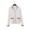 HBT Women's Sporty Elegant Fashion Knitted Hoody Cardigan Sweater Jacket - Divine Inspiration Styles