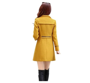 HENRIETTA Design Women's Luxury Fashion Designer Wool Coat Jacket - Divine Inspiration Styles