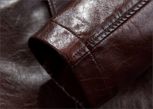 BRADFORD Design Men's Fashion Premium Quality Leather Plush Fur Coat Jacket - Divine Inspiration Styles