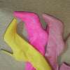 TAMANNA Women's Elegant Fine Fashion Elastic Velvet Thigh High Dress Boots - Divine Inspiration Styles