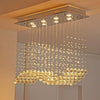 JMXI Modern Luxury Art Design LED Crystal Chandelier Lamp for Home or Office Lighting & Decorations - Divine Inspiration Styles