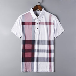 BRADFORD Design Collection Men's Fashion Luxury Style Plaid Designer Polo Shirt - Divine Inspiration Styles
