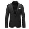 CGSUITS Men's Fashion Luxury Style Solid Color Design Premium Quality Sky Blue Blazer Suit Jacket