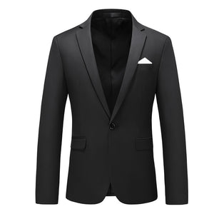 CGSUITS Men's Fashion Luxury Style Solid Color Design Premium Quality Sky Blue Blazer Suit Jacket