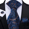 DBG VIP Design Collection Men's Fashion Luxury Purple Red Blue 100% Premium Quality Silk Tie Set - Divine Inspiration Styles