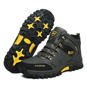 YITU Men's Sports Fashion Premium High Quality Outdoors Sports Sneaker Boot Shoes With Plush - Divine Inspiration Styles