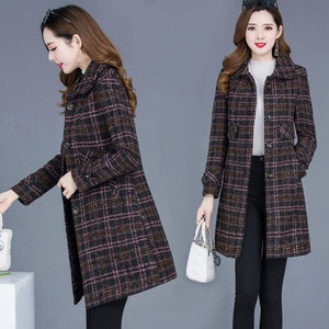 JARAH Design Women's Fine Fashion Elegant Luxury Style Wool Coat Jacket - Divine Inspiration Styles