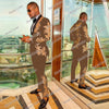 KINGSTON SUITS Men's Fashion Formal 2-Piece Tuxedo (Jacket + Pants) Red Suit Set