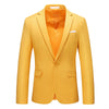 CGSUITS Men's Fashion Luxury Style Solid Color Design Premium Quality Sky Blue Blazer Suit Jacket