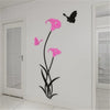 LILY Flower Design Home Decoration 3D Acrylic Wall Sticker for Home Decor - Divine Inspiration Styles