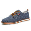 JINTOHO Men's Fashion Premium Quality Laced-Up Denim Canvas Sneaker Shoes - Divine Inspiration Styles