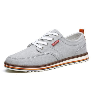 JINTOHO Men's Fashion Premium Quality Laced-Up Denim Canvas Sneaker Shoes - Divine Inspiration Styles