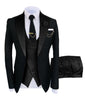 KENTON SUITS Men's Fashion Formal 3-PCS Tuxedo (Jacket + Pants + Vest) Suit Set - Divine Inspiration Styles