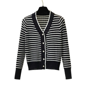 LA ELLE Women's Elegant Fashion Knitted Cardigan Sweater Jacket - Divine Inspiration Styles
