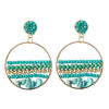 LDP Women's Fashion Bohemian Style Handmade Beaded Drop Earrings - Divine Inspiration Styles