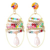 LDP Women's Fashion Bohemian Style Handmade Beaded Drop Earrings - Divine Inspiration Styles