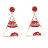 LDP Women's Fashion Bohemian Style Handmade Beaded Drop Earrings - Divine Inspiration Styles