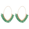 LDP Women's Fashion Bohemian Style Beaded Tassel Drop Earrings - Divine Inspiration Styles