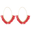 LDP Women's Fashion Bohemian Style Beaded Tassel Drop Earrings - Divine Inspiration Styles