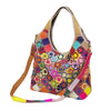 LEA Design Women's Fashion Genuine Leather Multi-Color Patchwork Design Handbag - Divine Inspiration Styles