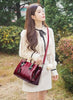 LQM Women's Fashion Vintage Polished Leather Luxury Handbag - Divine Inspiration Styles