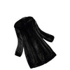 LAUTARO Women's Fine Fashion Long Hooded Faux Fur Coat Jacket - Divine Inspiration Styles