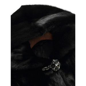 LAUTARO Women's Fine Fashion Long Hooded Faux Fur Coat Jacket - Divine Inspiration Styles