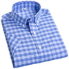 MGN Men's Fashion Premium Quality Stylish Short Sleeves 100% Cotton Dress Shirt - Divine Inspiration Styles