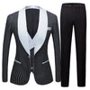 COLBERT Men's Fashion Formal Business & Special Events Wear 3-PCS (Jacket + Pants + Vest) Suit Set - Divine Inspiration Styles