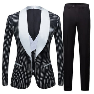 COLBERT Men's Fashion Formal Business & Special Events Wear 3-PCS (Jacket + Pants + Vest) Suit Set - Divine Inspiration Styles