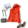 GODLIKE Women's Pure Color Trendy Autumn Winter Spring Fashion Ultralight Parka Jacket - Divine Inspiration Styles