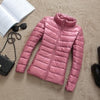 GODLIKE Women's Pure Color Trendy Autumn Winter Spring Fashion Ultralight Parka Jacket - Divine Inspiration Styles